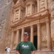 Now this is more the sort of thing we had in mind. Iain Alexander took his Clachaig t-shirt to Petra, Jordan and thinks he